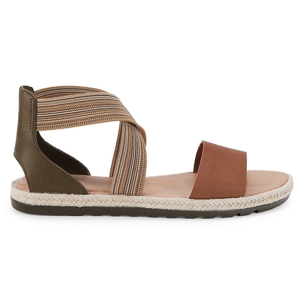 NWT Sorel Ella Sandal, sz 12 velvet tan